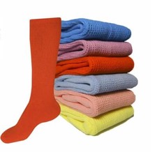 6 Pairs Women's Diabetic Ankle Crew socks circulatory cushion cotton size 9-11