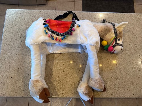 Llama Alpaca Costume Festival Step In ~Riding Suspenders Kids ~OS~ Plush 18211 - Picture 15 of 24