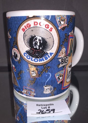 1998 Starbarks Ceramic Columbia Big Dogs Coffee Mug - Picture 2 of 6