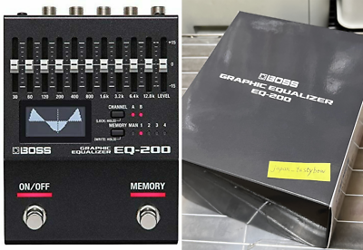 【美品】BOSS EQ-200 [Graphic Equalizer] Boss EQ-200 Graphic Equalizer Pedal | Sweetwater