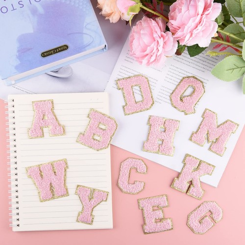 26Pcs Self Adhesive Chenille Letter Patches A-Z Chenille Letters for DIY Clot... - Picture 4 of 6