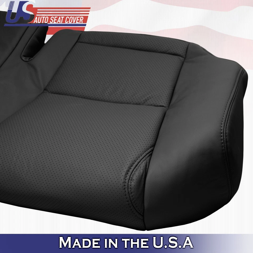 2007 适用于雷克萨斯 GS300 GS350 第二排长凳底部穿孔皮革保护套黑色 — 第 4/4 张图片