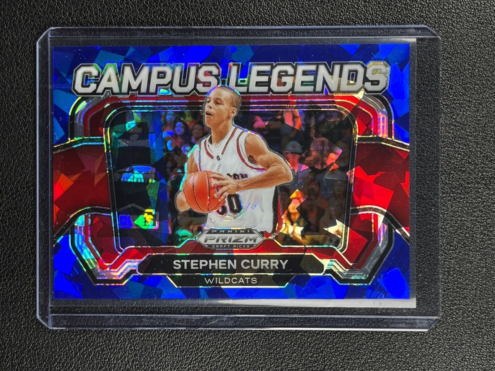 STEPHEN STEPH CURRY 2024 PANINI PRIZM DRAFT PICKS #2 CAMPUS LEGENDS BLUE ICE /99