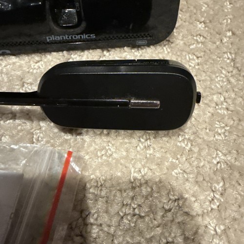Plantronics C054 Wireless Ear-Hook Headset Black with Charging Base - Zdjęcie 2 z 19
