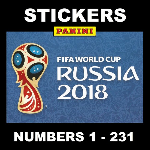 Panini 2018 WM Fußball Aufkleber 1 - 231 - Bild 1 von 3