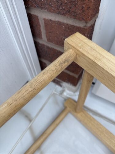 Tall Beautiful Vintage STOOL Seat Wooden-H 50 X Top 30cm - Picture 20 of 21