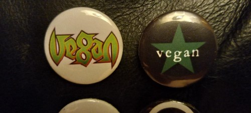 ๐ฅ VEGAN BUTTONS- 4 BUTTONS- VEGANISM- BUTTONS- VEGAN ๐ฅ - Picture 4 of 5