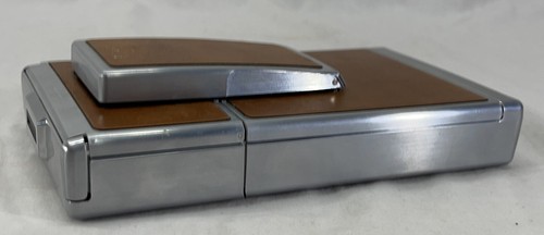 Vintage POLAROID SX-70 Land Camera Chrome Brown Leather Untested AS IS b - Picture 7 of 11