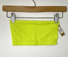 SKIMS Fits Everybody Bandeau Bralette Color Neon Lime Size XXS NWT Sold Out