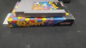 CIB Q BERT Q*BERT NINTENDO NES VIDEO GAME COMPLETE IN BOX W/ PROTECTOR CASE