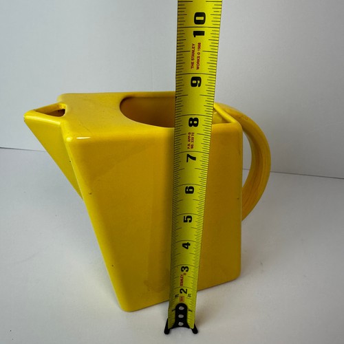 Benson & Hedges Modernist Style Yellow Rectangular Water Jug 70's C31 - Picture 5 of 6