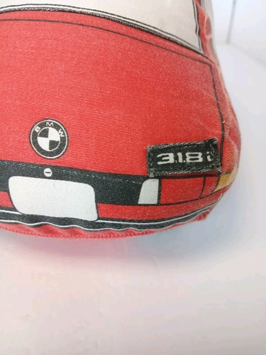 Cuscino auto vintage Margie Smith Haas TFA rosso BMW 318i peluche da collezione 1981 - Foto 3 di 9