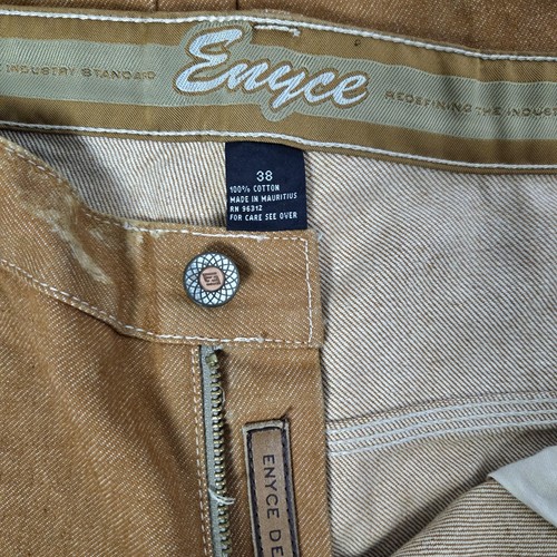 Vintage 00s Y2K Enyce Denim Baggy Jeans Orange Hiphop Rap Urbanwear 38 - Bild 12 von 15