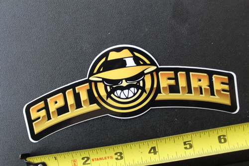 SPITFIRE Skateboard Wheels Lowrider Latino Gold Gangster Skateboarding STICKER - Picture 9 of 9