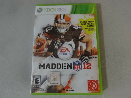 Madden NFL 12 Microsoft Xbox 360 Juego Completo Envío Gratis - Imagen 1 de 3