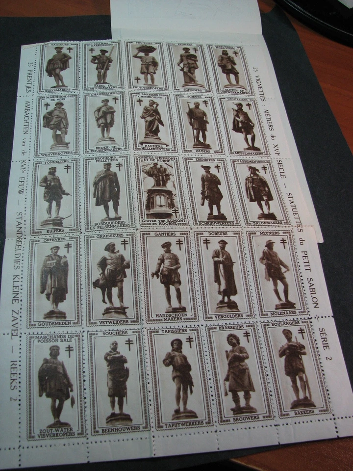 Belgium Christmas Seal 1949 Booklet Mint L648 - Image 2 of 2