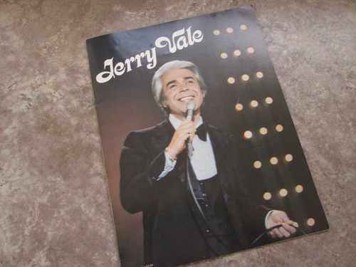 JERRY VALE Concert Tour Book c1970s