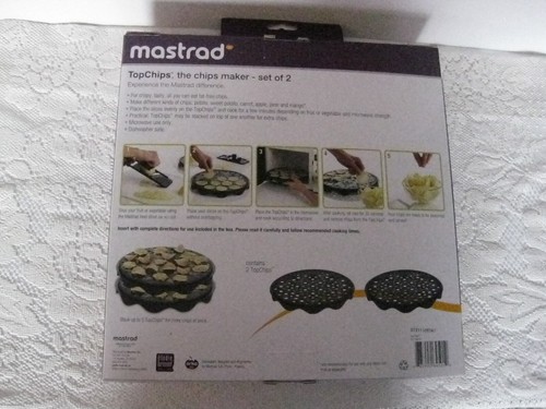 Mastrad TopChips Kit Microwave Potato Chips Maker Vegetable & Fruits Food NEW - Picture 3 of 6