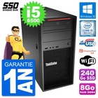 PC tour LENOVO Thinkstation P320 Intel i5-6500 RAM 8Go SSD 240Go Windows 10 Wifi