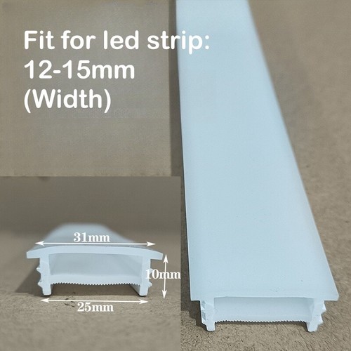 Silikon LED-Streifenlichterkanal flexibler schneidbarer weicher Montagehalter - Bild 79 von 110
