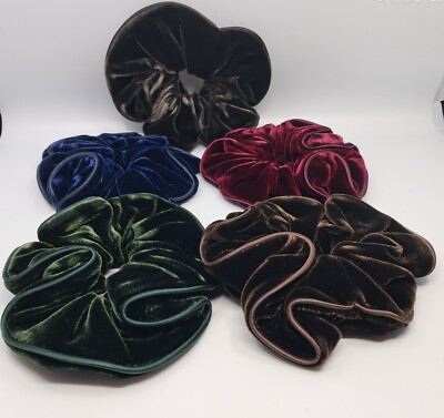 Authentic ALEXANDRE DE PARIS Velvet hair styling scrunchie