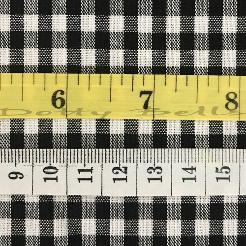 100% Cotton Gingham Fabric Small Mini - Scant 1/4" (4mm x 5mm) Check - Sewing - Picture 2 of 24