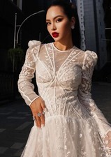 Zimmermann Prima Embroidered Midi Dress Size 2