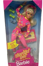 NIB Vintage 1996 Mattel Workin Out Barbie With Music Cassette Tape.