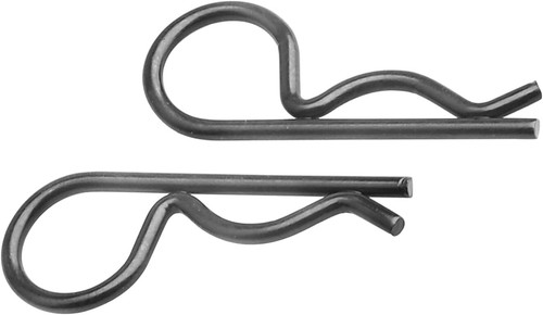 HobbyPark 50pcs Universal RC Car Body Clips 1.4mm Rod Black and Tabs - Picture 6 of 7