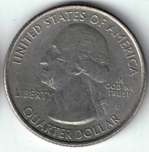 USA - 2010D - Washington ¼ $ - Mount Hood - Rare - #19929 - Picture 2 of 2