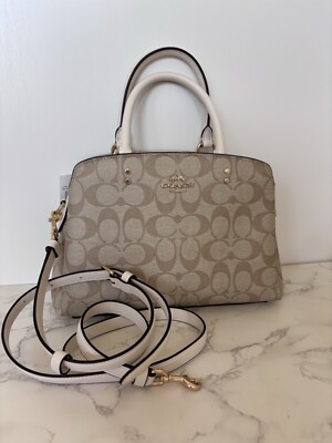 ユウ COACH LILLIE CARRYALL IN SIGNATURE CANVAS BAG 91494 NWT | eBay