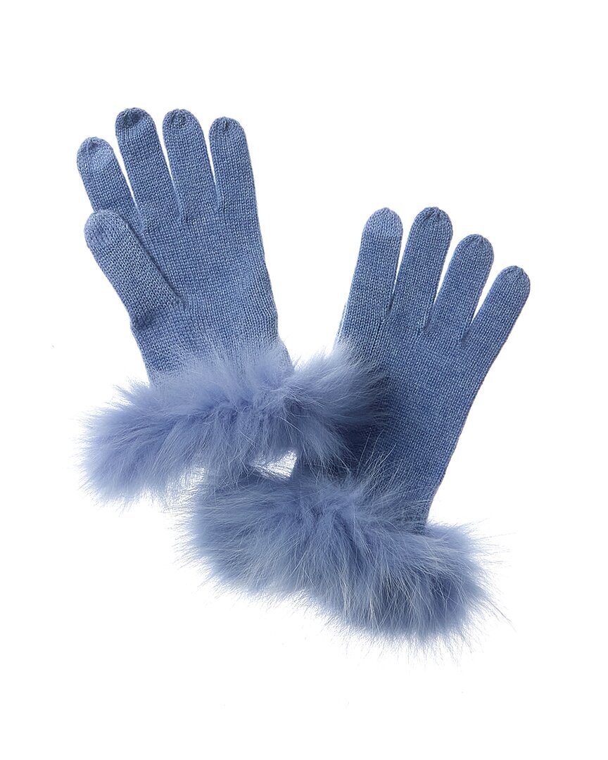 Кашемировые перчатки Sofiacashmere Tech Женские синие Os