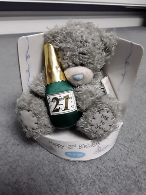 Carte Blanche Me To You Tatty Teddy weicher Plüschbär - Happy 21. Geburtstag - 5 Zoll