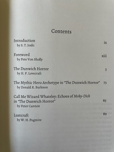 THE DUNWICH HORROR H.P.Lovecraft 1st ed thus LIMITD HC IMPORT fine PS PUBLISHING - Picture 8 of 13