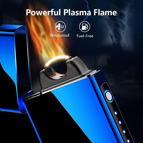 Plasma Lighter USB Rechargeable Arc Lighter Windproof Electric Big Flame Cool... - Picture 3 of 8