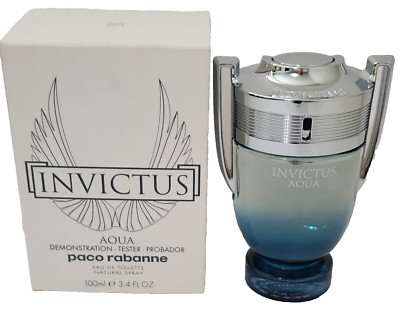 Invictus Aqua  By Paco Rabanne For Men Eau de Toilette Spray 3.4 fl. oz