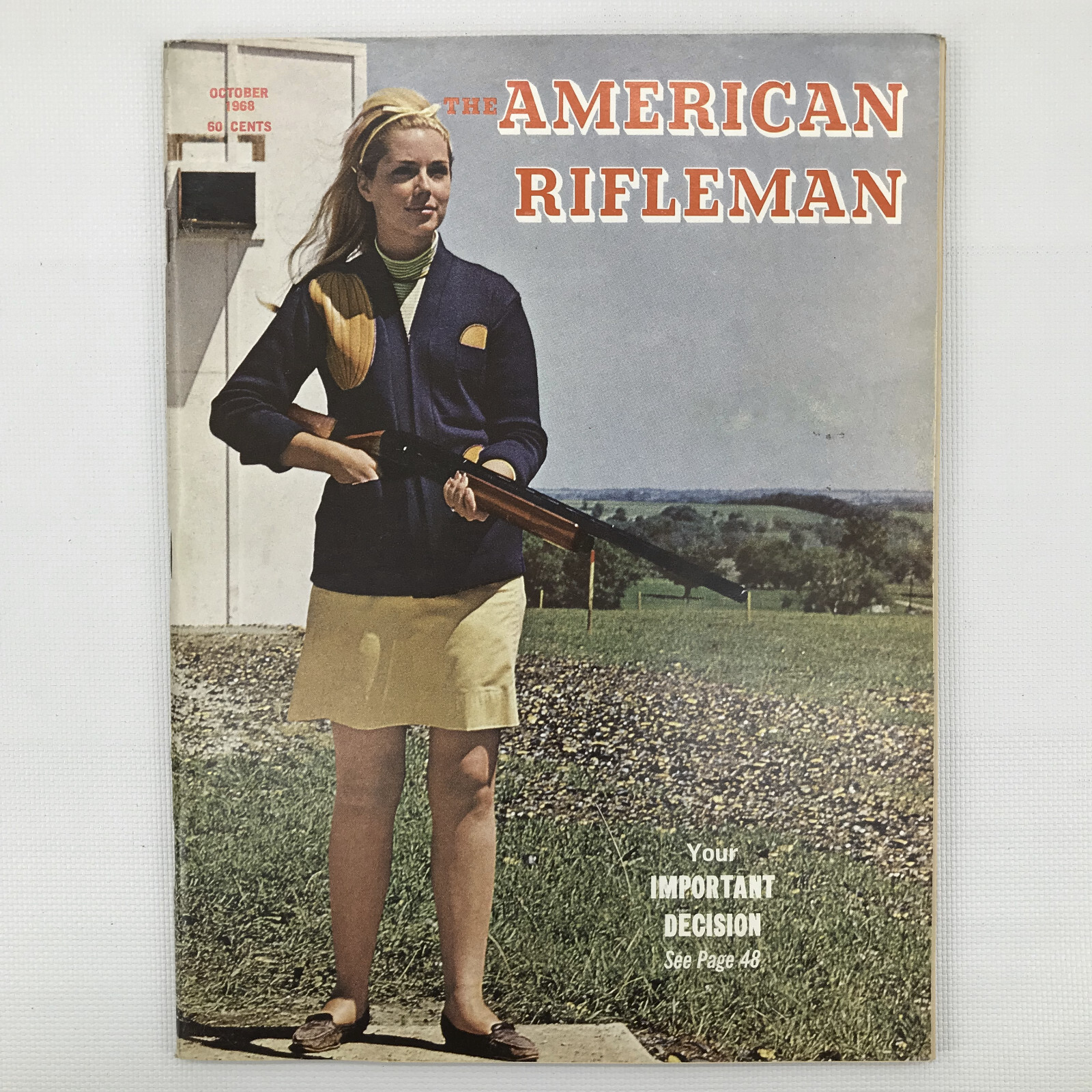 American Rifleman Magazine October 1968 Vintage Subscription Issue Used