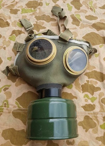 Máscara de gas original ejército, máscara protectora, máscara con filtro - Imagen 4 de 4