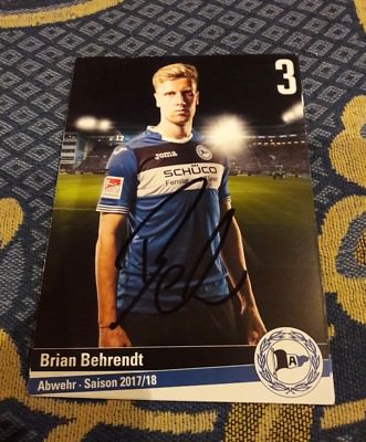 Signierte AK Brian Behrendt DSC Arminia Bielefeld  NEU