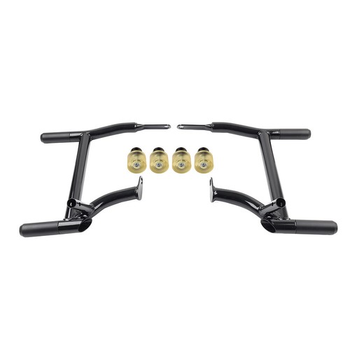 Saddlebag Guard Rails Crash Bar With Ball Fit Harley Road Street Glides 14-24 - Picture 2 of 9