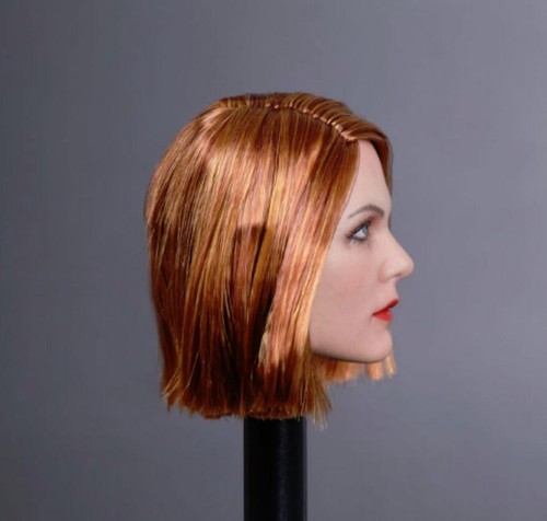 ~EN STOCK~1/6 BRONCEADO CABEZA FEMENINA ESCULPIDA VARIOS COLORES DE CABELLO GC019 para CUERPO PHICEN - Imagen 16 de 19