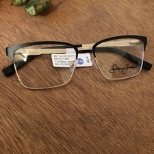 NEW Sean John SJO 5150 , 770 Black Gold Eyeglasses Frames 56 17 150 Retail 108