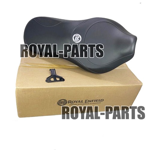 Royal Enfield "DELUXE TOURING DUAL SEAT, BLACK" For Super Meteor 650 - Picture 7 of 22
