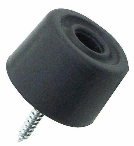 2 x schwarze 25mm Gummi Türstopper Tür- / Wandschoner von Swish - Bild 1 von 2