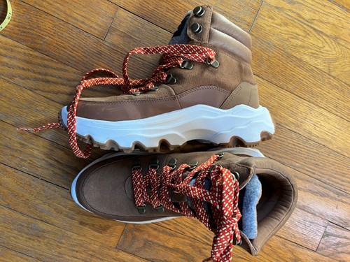 Sorel Kinetic Breakthru Conquest Waterproof Boot Velvet Tan Gum Women’s US 8.5 - Picture 3 of 11