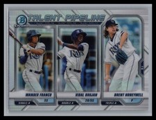 2021 Bowman Baseball #TP-TBR Wander Franco Brujan Honeywell Ref Talent Pipeline