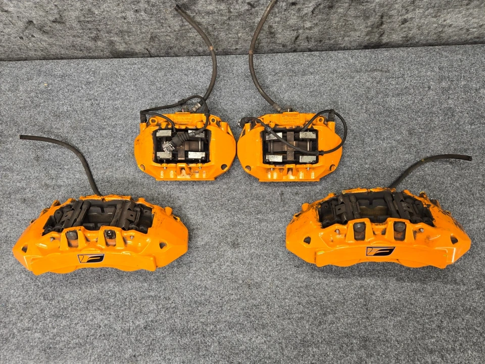 Juego de pinzas de freno delanteras y traseras conjunto lexus 16-20 gs-f gsf oem Foto 2 de 4