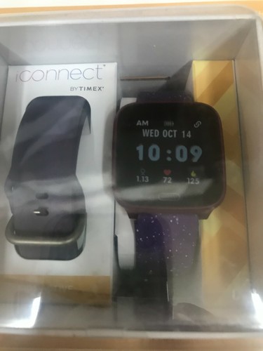 iConnect by Timex Kids Active Smartwatch with Heart Rate PURPLE Galaxy  - Picture 1 of 5
