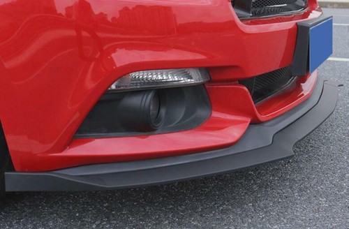 For Ford Mustang 2015-2017 Matte Black Front Bumper Lip Spoiler Splitter 3PCS - Bild 9 von 9