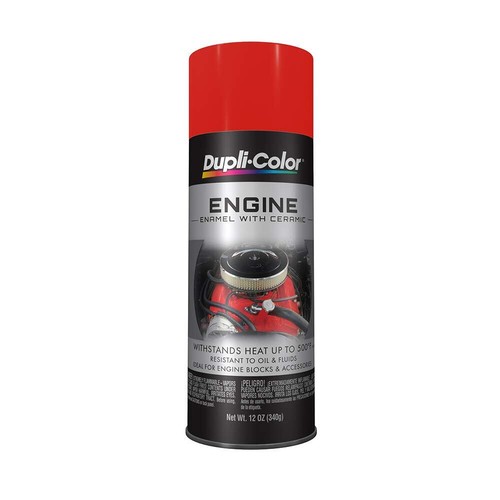 Duplicolor DE1620 Engine Enamel Paint Chevrolet Orange 12 Oz Can